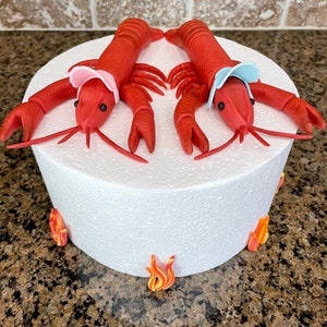 Fondant Crawfish Set