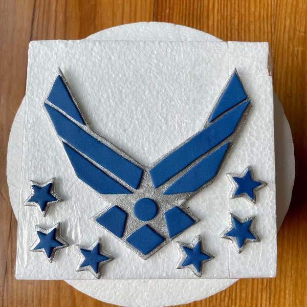 Air Force Inspired Cake Topper