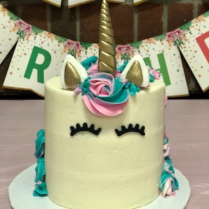Fondant Unicorn/Gum paste Set