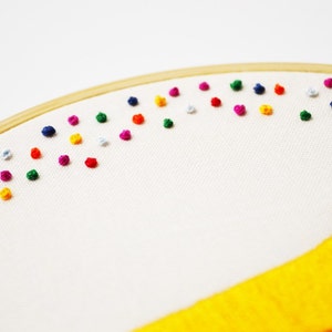 Personalised Embroidery Art Initial/Letter Hoop Art Choose your own coloursMADE TO ORDER image 4