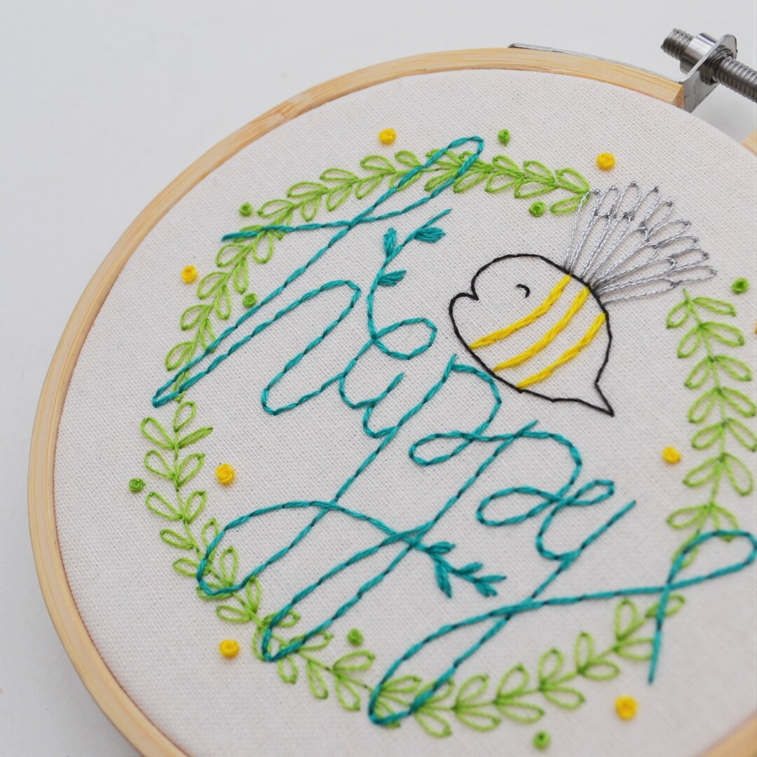 Hand Embroidery Hoop Art 'paper Lace & Love' Etsy