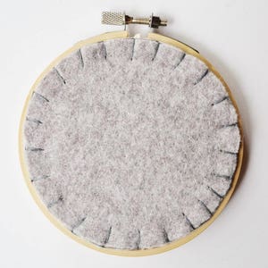 Inspirational Quote/ Hand Embroidery Hoop Art/ Inspirational Wall Hanging 'Remember no one can make you feel inferior without your consent' image 4