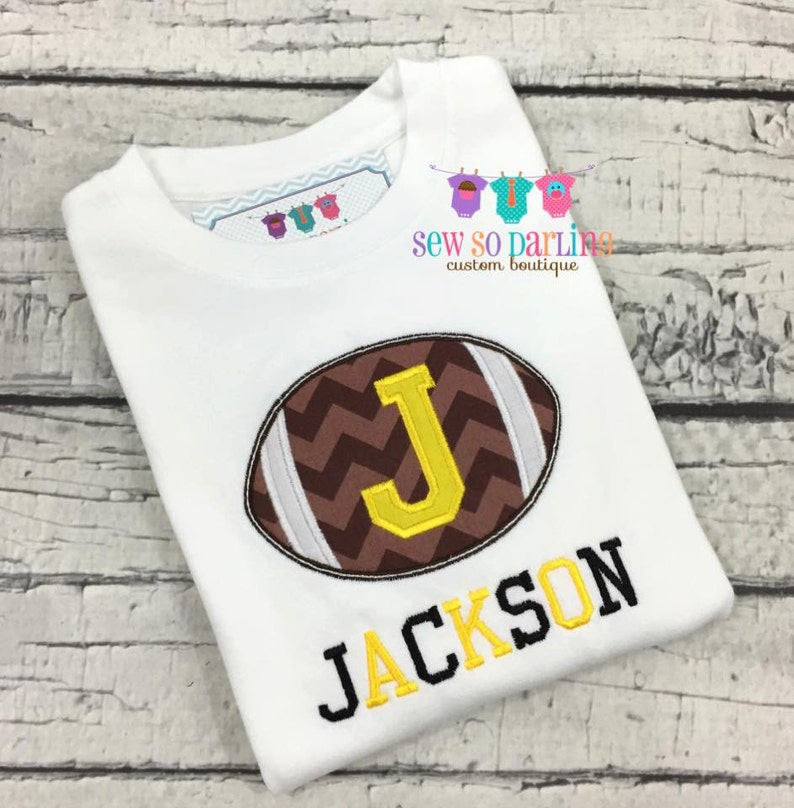 personalized baby outfit Black and yellow Baby football outfit baby gift Baby Football Shirt