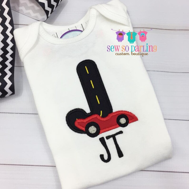 Baby Boy Race car Outfit Boy's Racecar Shirt Race car Etsy
