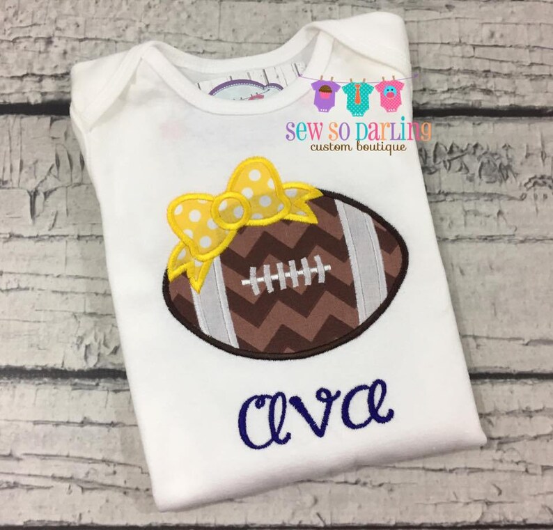baby girl football outfit