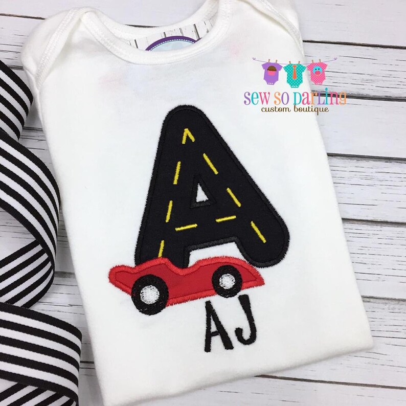 Baby Boy Race car Outfit Boy's Racecar Shirt Race car Etsy