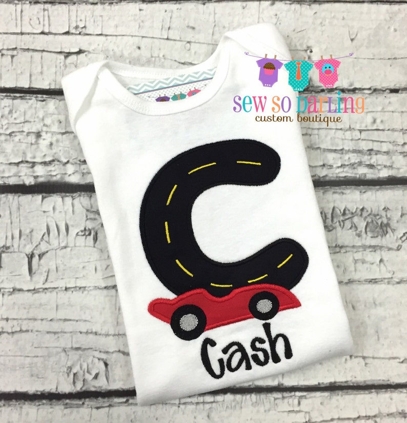 Baby Boy Race car Outfit Boy's Racecar Shirt Race car Etsy