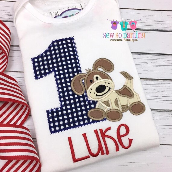 Dog 1st Birthday Outfit Boy 2025