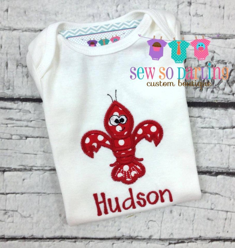 baby girl crawfish outfit