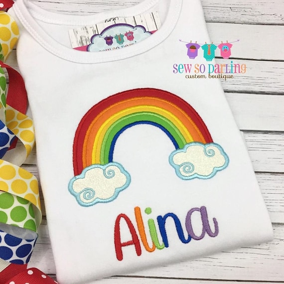 baby girl rainbow clothes