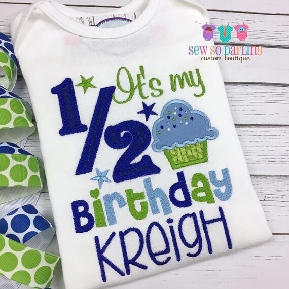 half birthday outfit for baby boy