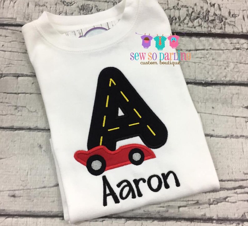 Baby Boy Race car Outfit Boy's Racecar Shirt Race car Etsy