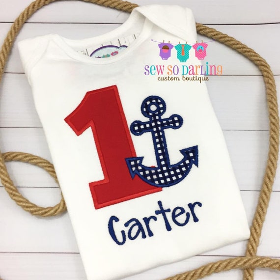 baby boy anchor outfit