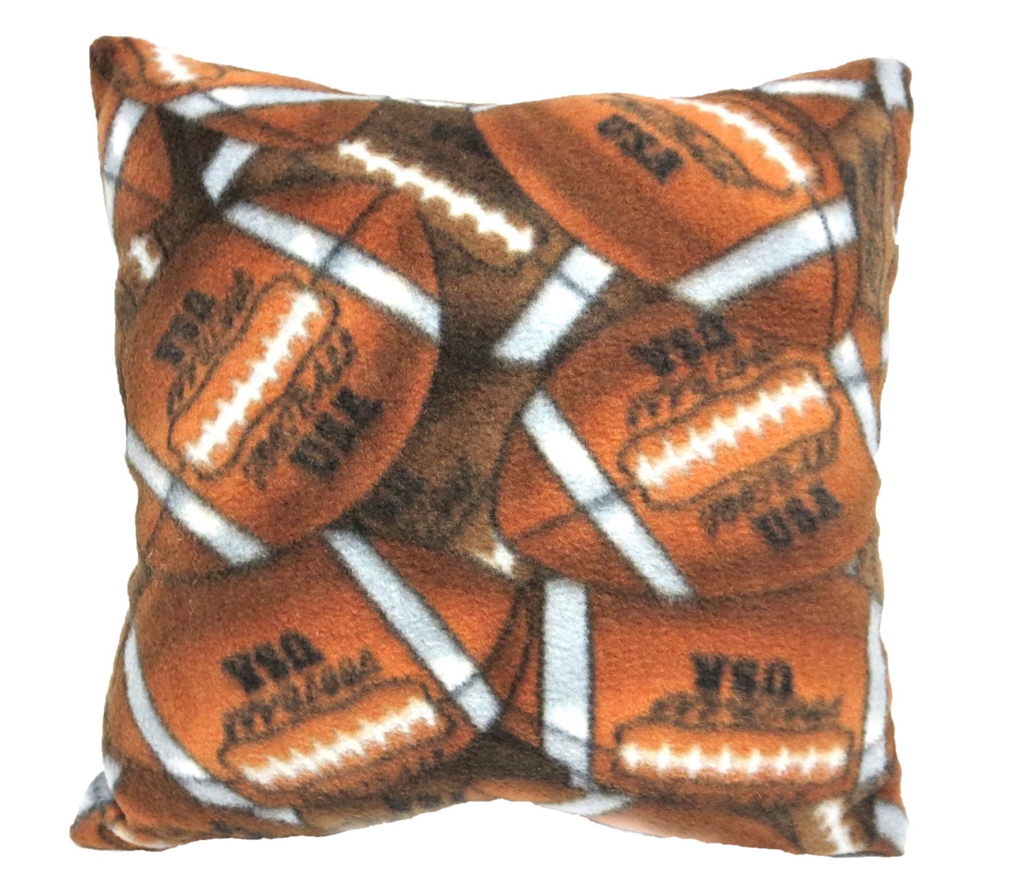 Football Pillow, Sports Pillow, Cozy Soft Fleece, Gift, Personal