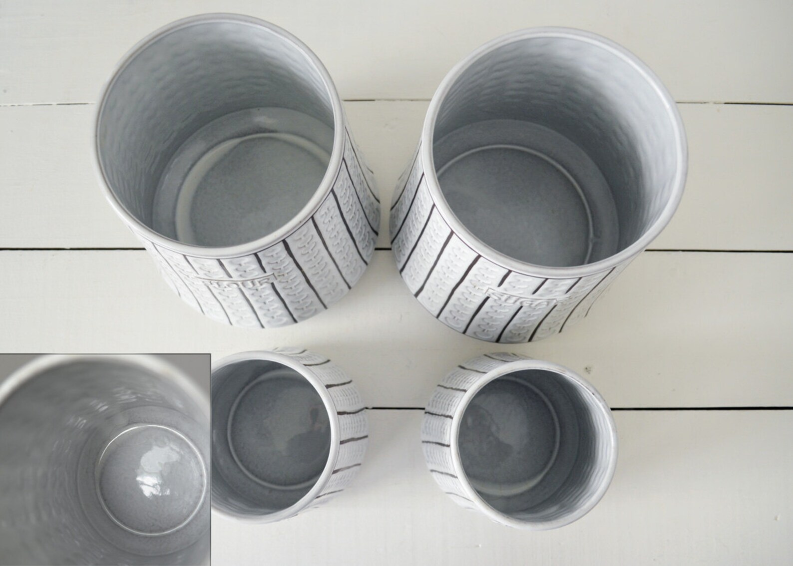 Mid Century Kitchen Canisters Ceramic Canister Set Mid Etsy