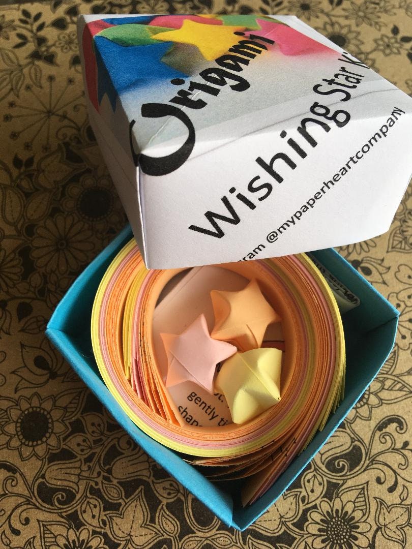 Origami Wishing Star Making Mini Kit Lucky Stars Environmentally ...