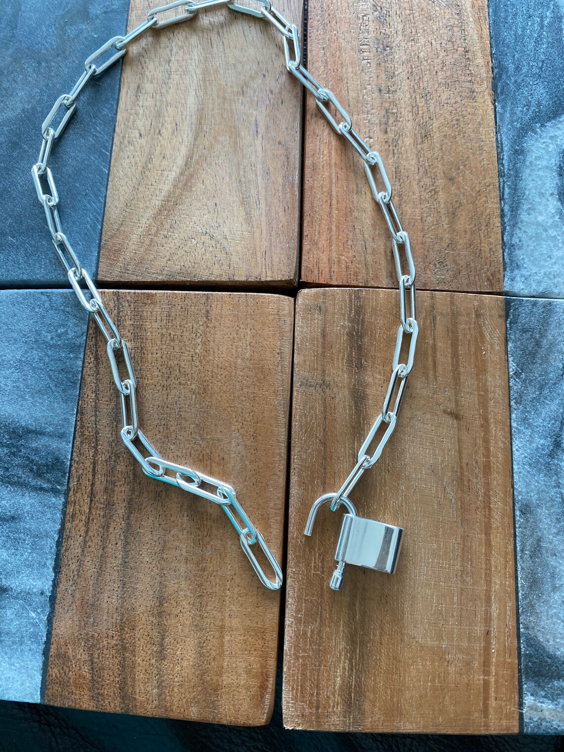 Sterling Silver Padlock Necklace Gold Filled Padlock Etsy