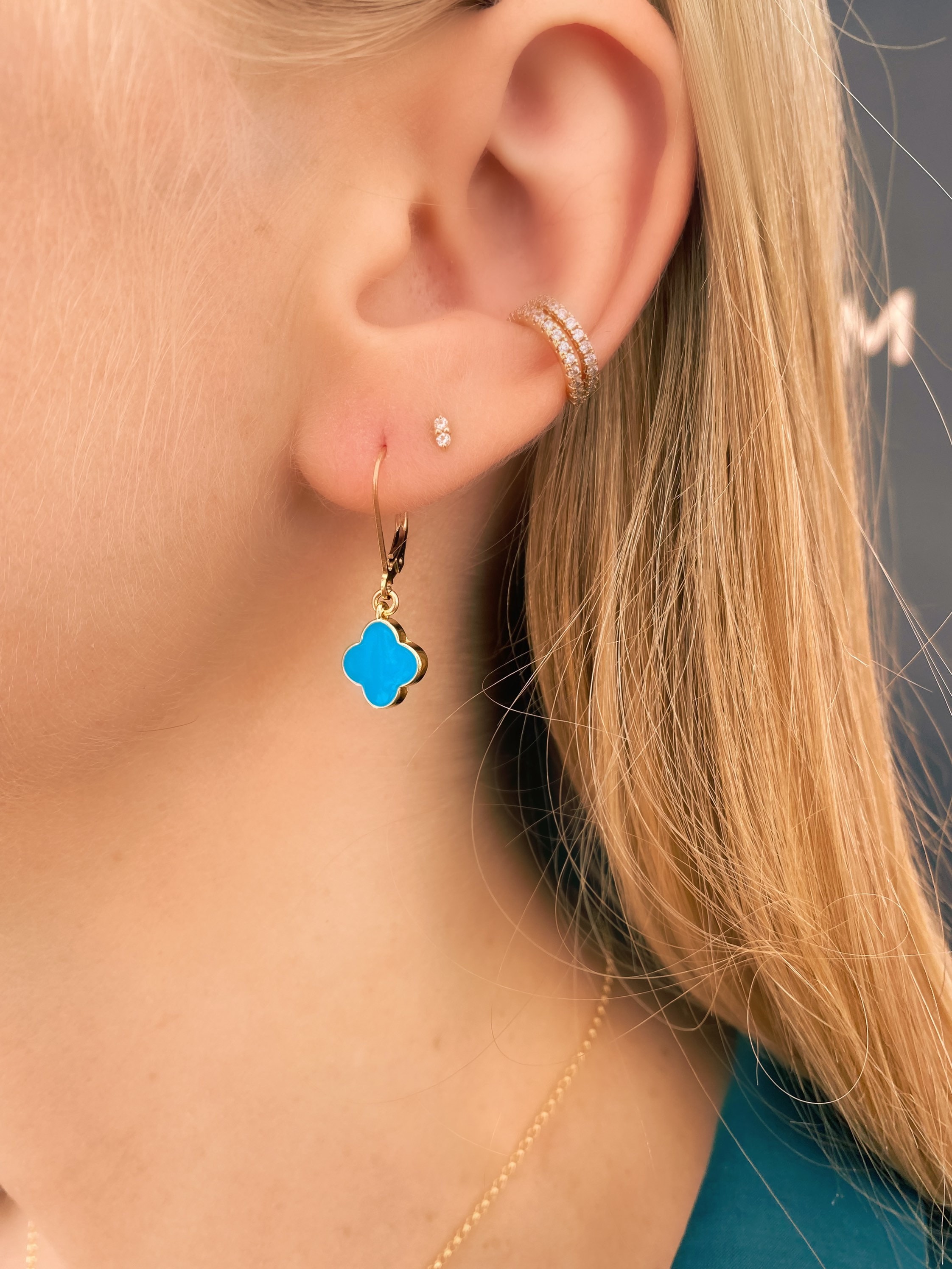 Van Cleef Alhambra Drop Earrings