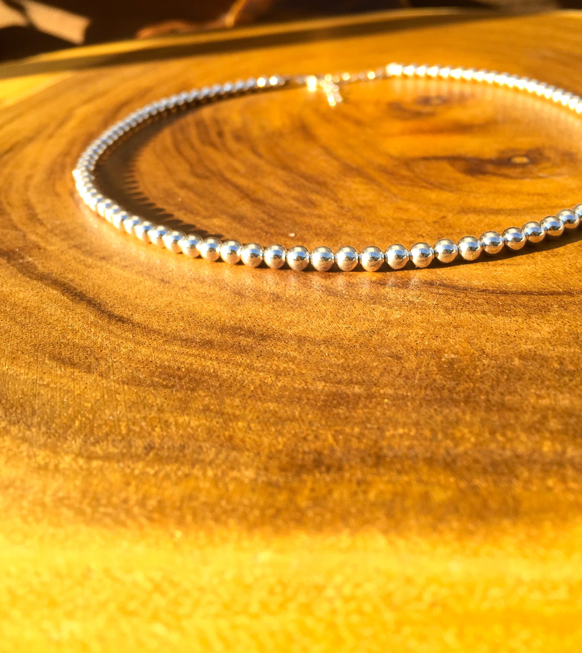 Metal Beaded Choker/ Gold Beaded Choker/ Metal Beaded Etsy