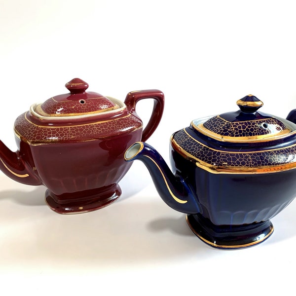 Gold Trim Teapot Etsy