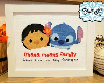 tsum tsum cross stitch
