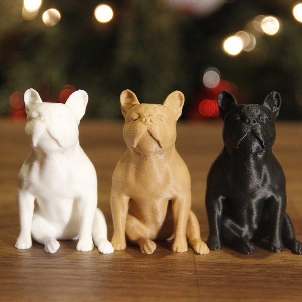 French Bulldog Figurine |  French Bulldog Home Decor | French Bulldog Gift | French Bulldog Desk Toy