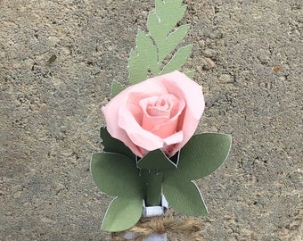 Rose Bud in Vase SVG