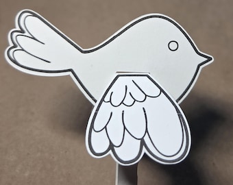 Flapping Bird Toy SVG PDFdownload