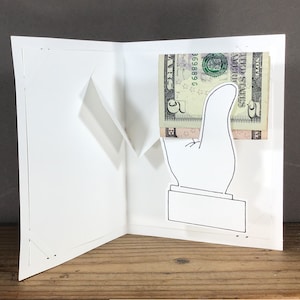 Carte pop-up main SVG dessiner et découper