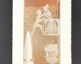 Romeo and Juliet Inserts for Book Nook Base file download SVG download