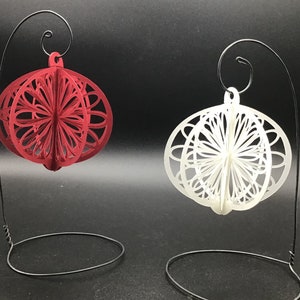 Weihnachts Ornament 3D SVG Download Urlaub Dekor DIY Baumdekoration Digital Cut Datei, Instant Download