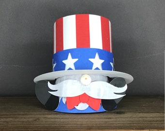 Gnome Uncle Sam SVG