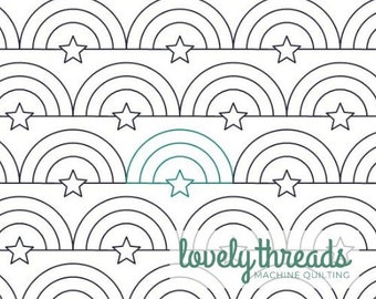 Pantógrafo Spectrum Star para acolchado digital de borde a borde de brazo largo