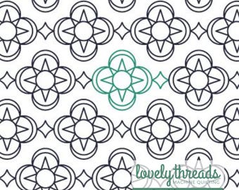Sunblossom Digital Quilting Pantograph for Longarm Edge to Edge Quilting
