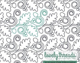 Pantógrafo digital Autumn Oak para acolchado de borde a borde con brazo largo