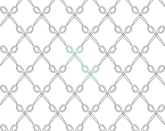 Pantógrafo digital de diamante de tijera para acolchado de borde a borde de brazo largo