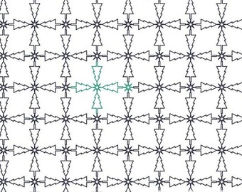 Pantógrafo acolchado de brazo largo digital de borde a borde de Christmas Tree Farm