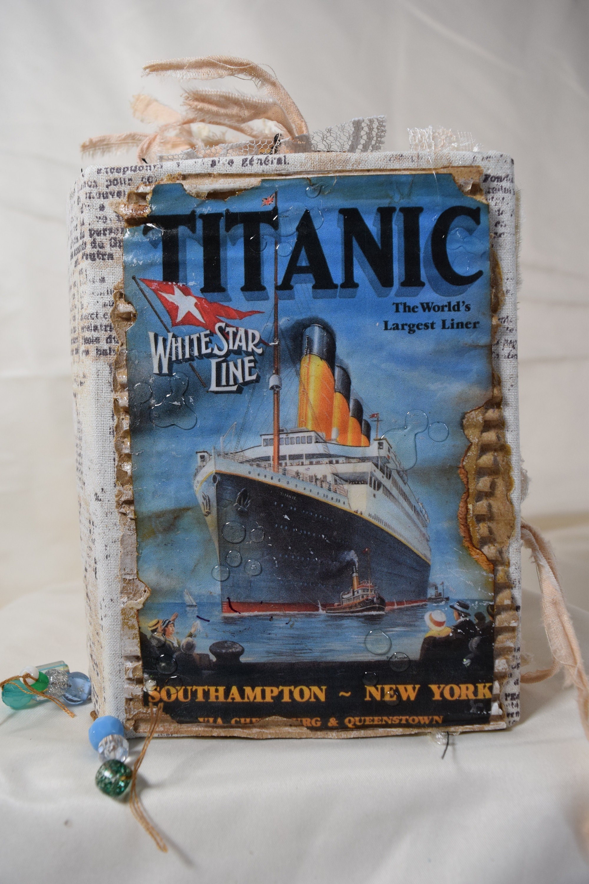 Titanic Tourist Luggage Label prop replica replica movie prop