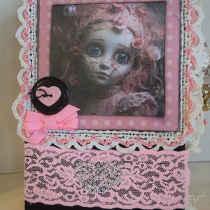 Pink Dolls Handmade Junk Journal
