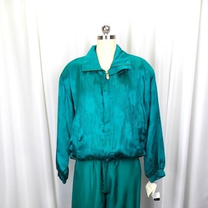 Silk jogging suit sales