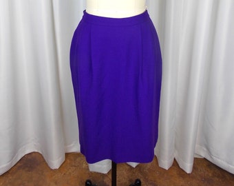 Purple Wool Pencil Skirt Neiman Marcus