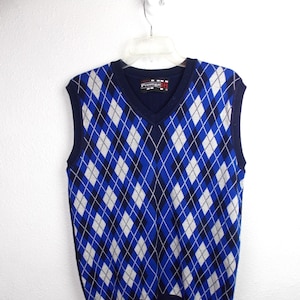 Men&#39;s Vintage Argyle Sweater Vest