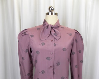 Bufanda Bow Tie Blusa Deco Impresión 1980 tamaño 8