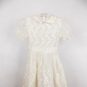 1950&#39;s Girl&#39;s White Dress
