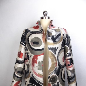 Abstract Pattern Tapestry Blazer Jacket 1990&#39;s size S