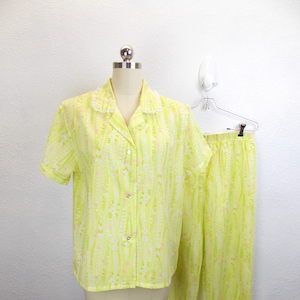 Vintage Lady Weldon Two Piece Pajama Set Sz 36