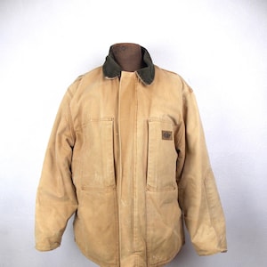 Vintage Dickies Work Jacket Chore Jacket Duck Cloth Canvas Cloth Mens Size L