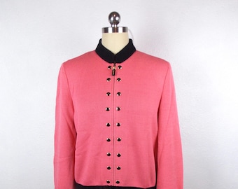 St. John Collection Evening by Marie Gray Black Crystals Sweater
