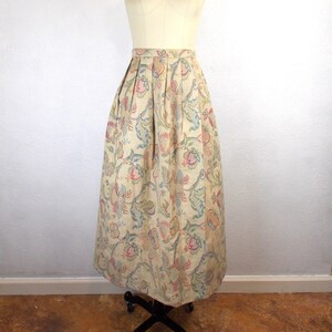 Cloak of Many Colors Tapestry Skirt Midi to Ankle Length 1970&#39;s
