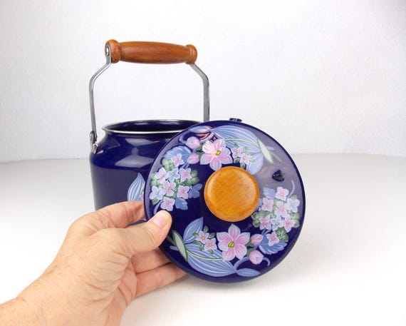 Théière Japonaise Sakura En Fonte – 0,60 L, Couleur Prune, Motifs Floraux (Occasion)